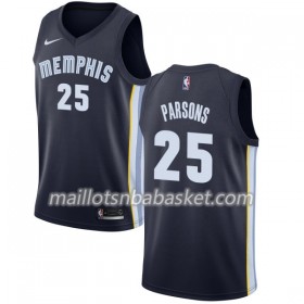 Maillot Homme Memphis Grizzlies Chandler Parsons 25 Nike 2017-18 Navy Swingman